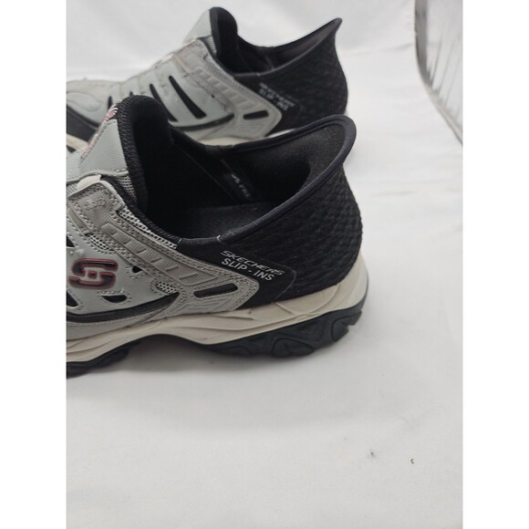 Skechers Slip Ins After Burn Ridgeburn Shoes Gray Mens Size 12 main image 11